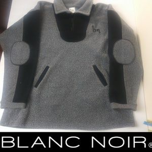 blanc noir Gray Black Sweater